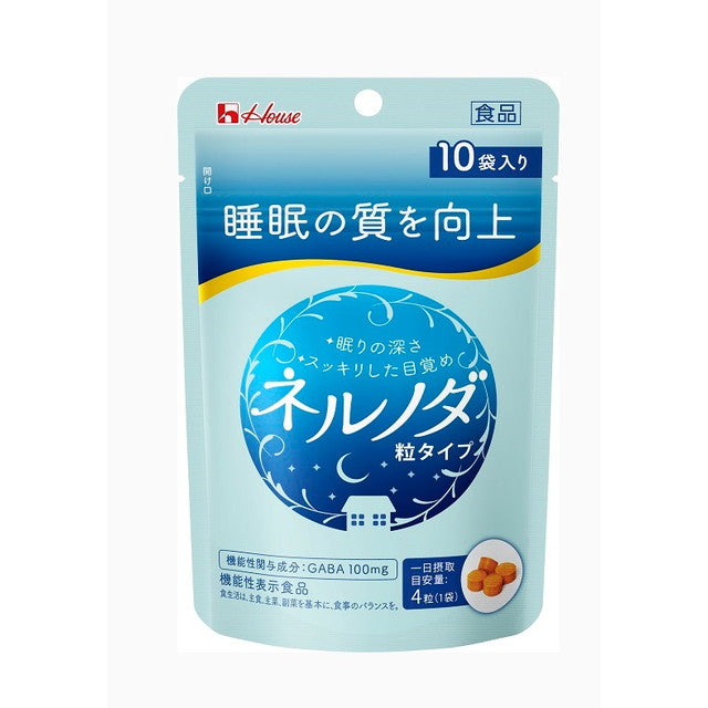 ◆【機能性表示食品】ハウス ネルノダ 粒タイプ 4粒×10袋