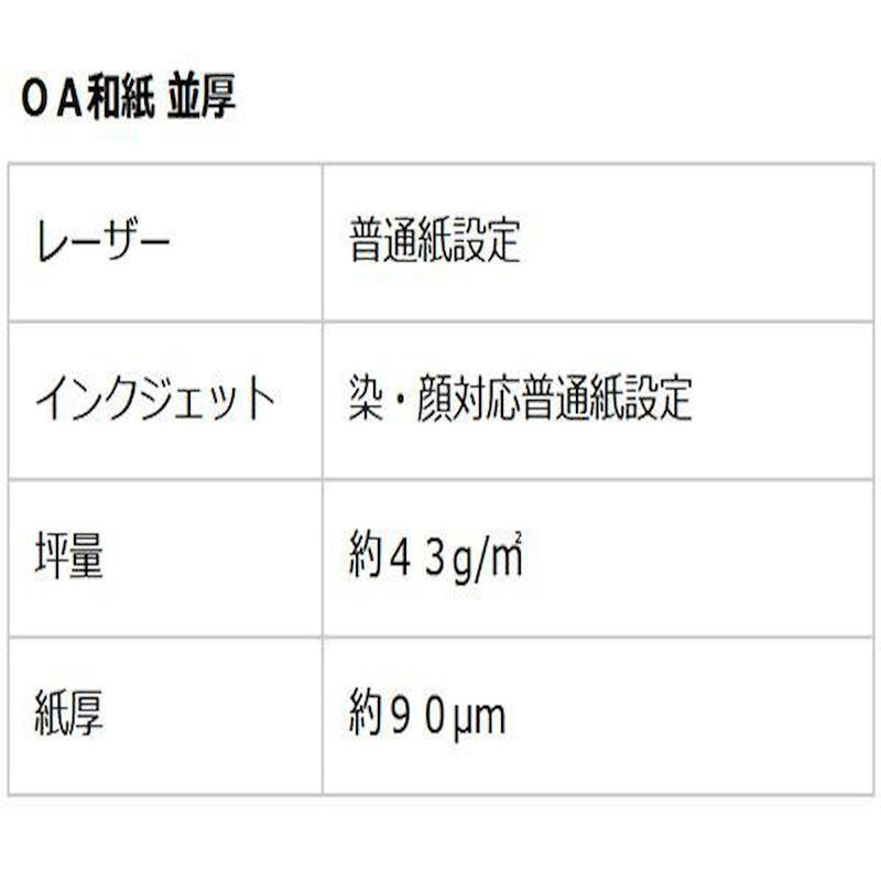 OA和紙並厚 白 A3判 WP-5831200-10P メーカー直送 ▼返品・キャンセル不可【他商品との同時購入不可】
