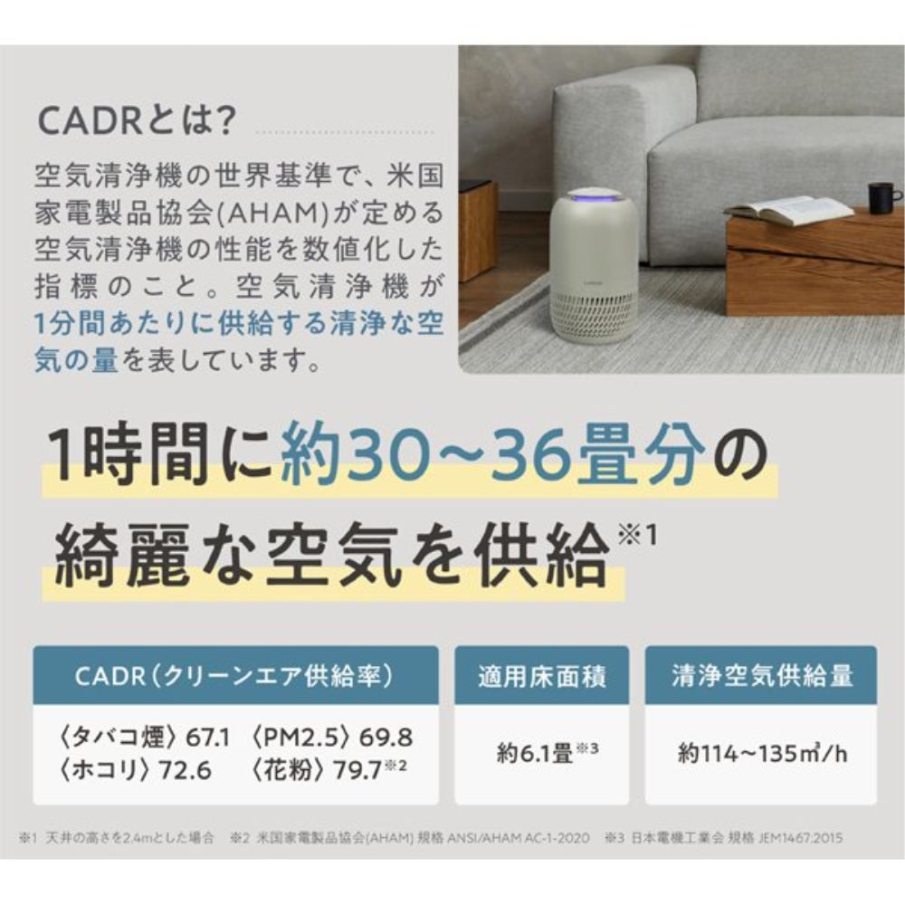 高機能 空気清浄機 sumuu ウキレ モスグレー 【直送品】 返品