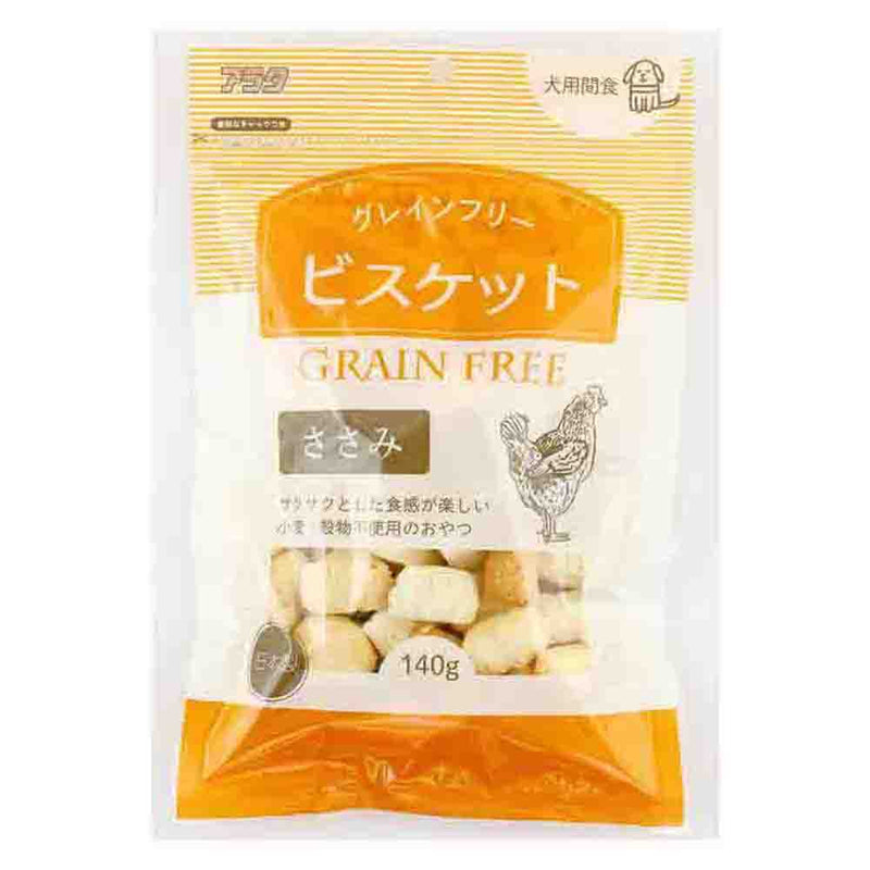 アラタ グレインフリービスケットささみ 140g
