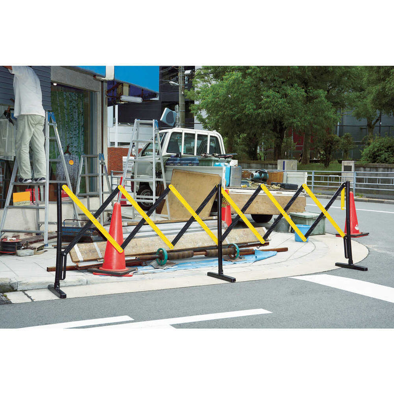 KPFS94 光 プラスチック製伸縮フェンス メーカー直送 ▼返品・キャンセル不可【他商品との同時購入不可】