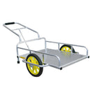 アルミリヤカー14型FT(グリップ付) 【直送品】 返品・キャンセル・他商品と同時購入は不可