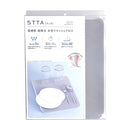 アイオン 超速乾・超吸水 水切りマット＆クロス Lサイズ ライトグレー