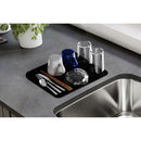 アイオン 超速乾・超吸水 水切りマット＆クロス Lサイズ ブラック