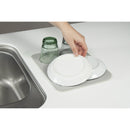 アイオン 超速乾・超吸水 水切りマット＆クロス Lサイズ ブラック