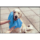 アイオン ペットタオルＬ厚手 ブルー  1枚