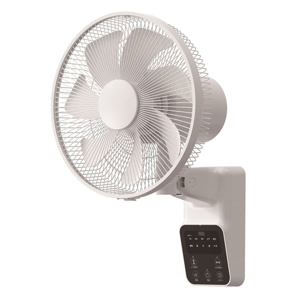 壁掛け扇（DCフルリモコン） SKJ-KT30WDC(WH) メーカー直送 ▼返品・キャンセル不可【他商品との同時購入不可】