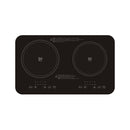 ミニ2口IH調理器具　SKJ-YA142MHD メーカー直送 ▼返品・キャンセル不可【他商品との同時購入不可】