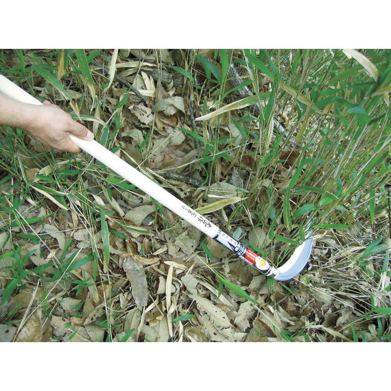 HTS5082 豊稔 光山作クロマックス鋼 中厚鎌 長柄 メーカー直送 ▼返品・キャンセル不可【他商品との同時購入不可】