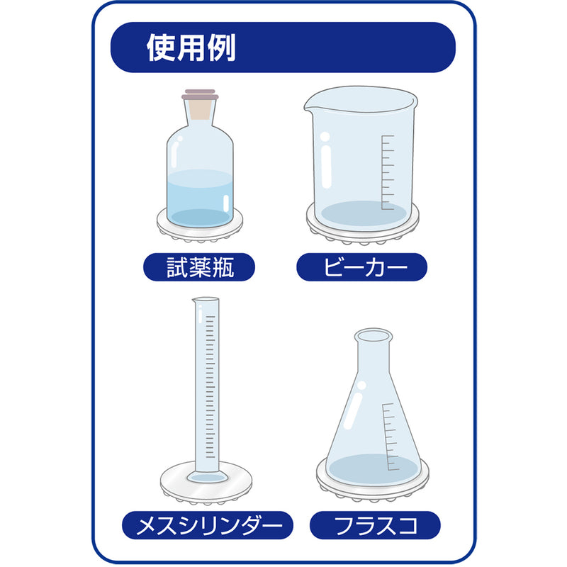 薬品瓶転倒防止パッド CRA7620C メーカー直送 ▼返品・キャンセル不可【他商品との同時購入不可】