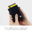 藤栄 c-secure シーセキュア カードケースホルダー ミニ財布 マキアート ブラウン