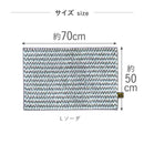 藤栄 MOFU モフ バスマット pocotto ポコット L 70×50cm ソーダ MF-012