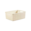 藤栄 Jute（ジュート） ミディアムバスケット 12L ホワイト