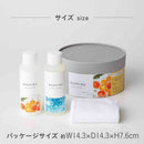 藤栄 RASHIKU（ラシク） レザーケアセット オレンジスイートの香り レザーケアクリーム：100ml、レザークリーナー：100ml、ケアクロス