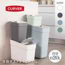 藤栄 Ready To Collect 分別ダストボックス  グレー CV-702 20L