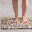 藤栄 もふ バスマット M 60×40cm ごま MF-105