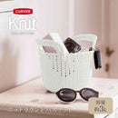 藤栄 Knit（ニット） ラウンドバスケット 3L ホワイト CV-005