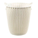 藤栄 Knit（ニット） ダストボックス 7L ホワイト CV-014