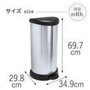 藤栄 Deco ペダルビン セミラウンド CV-033 40L