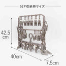 藤栄 ALUMI HANGER アルミランドリーハンガー 52ピンチ カッパーブラウン AL-003