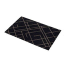 藤栄 tica copenhagen（チカ コペンハーゲン） フロアマット 40×60 LINES Black／Sand