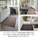藤栄 tica copenhagen（チカ コペンハーゲン） フロアマット 40×60 LINES Black／Sand