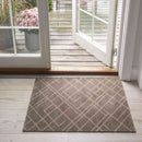 藤栄 tica copenhagen（チカ コペンハーゲン） フロアマット 60×90 LINES Beige／Sand