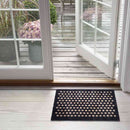 藤栄 tica copenhagen（チカ コペンハーゲン） フロアマット 40×60 DOT Black／Sand