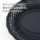 藤栄 Roger Orfevre （ロジェ オルフェヴル） ステンレスバスケット オーバル L グレー RO-009