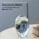 藤栄 ガラスインテリアオブジェ（Glass interior objects） クラゲ L