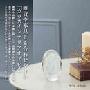 藤栄 ガラスインテリアオブジェ（Glass interior objects） 泡 S ホワイト