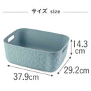 藤栄 Softex（ソフテックス） バスケット 12.5L ブルー CV-115