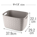 藤栄 Softex（ソフテックス） バスケット 19L グレーベージュ CV-117