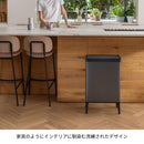 藤栄 Verto ダストボックス脚付き  パールローズ CV-142 54L