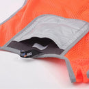 3CL-W5P オレンジ M 高視認アイスポケットベストメーカー直送 ▼返品・キャンセル不可【他商品との同時購入不可】