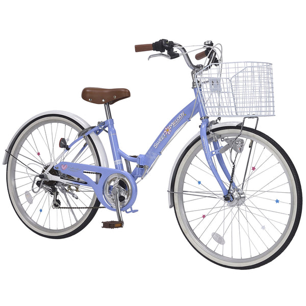 子供用自転車 22インチ 6段変速 オートライト M-802F メーカー直送▼返品・キャンセル不可【他商品との同時購入不可】