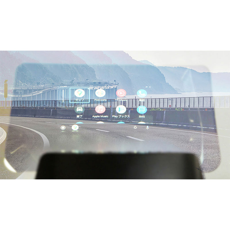CarPlay ヘッドアップディスプレイ RA-HUPD メーカー直送▼返品・キャンセル不可【他商品との同時購入不可】