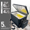 持ち運べる車載用保冷温バッグ RA-RS5 メーカー直送▼返品・キャンセル不可【他商品との同時購入不可】