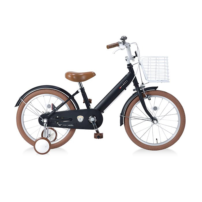 幼児用自転車 18インチ かご・補助輪付き MD-18 【直送品】 返品