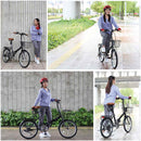 折りたたみ自転車 6段変速 オールインワン MF209 メーカー直送▼返品・キャンセル不可【他商品との同時購入不可】