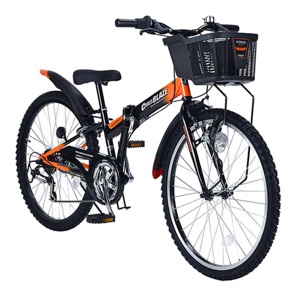 折りたたみジュニアMTB 6段変速 MJ824F メーカー直送▼返品・キャンセル不可【他商品との同時購入不可】