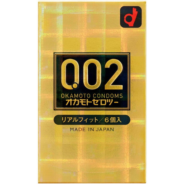 Okamoto 002 (Zero Two) Real Fit 6 pieces