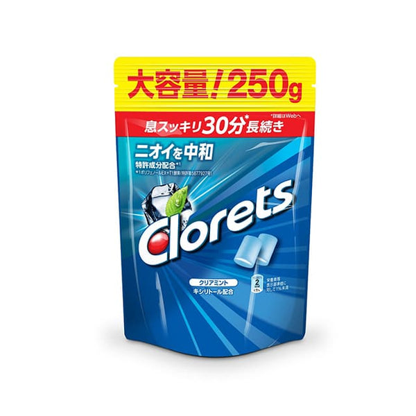 ◇クロレッツXPクリアミントスタンドパウチ 250g