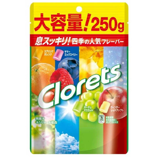 ◆モンデリーズ クロレッツXPシーズンアソートパウチ 250G