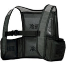 アイトス アイスベスト（アイスパック4個付） ブラック XL メーカー直送 ▼返品・キャンセル不可【他商品との同時購入不可】