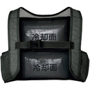 アイトス アイスベスト（アイスパック4個付） ブラック XL メーカー直送 ▼返品・キャンセル不可【他商品との同時購入不可】