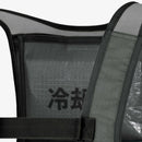 アイトス アイスベスト（アイスパック4個付） ブラック XL メーカー直送 ▼返品・キャンセル不可【他商品との同時購入不可】