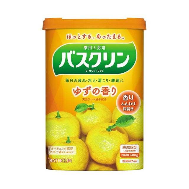 [Quasi-drug] Bathclin Yuzu 600g