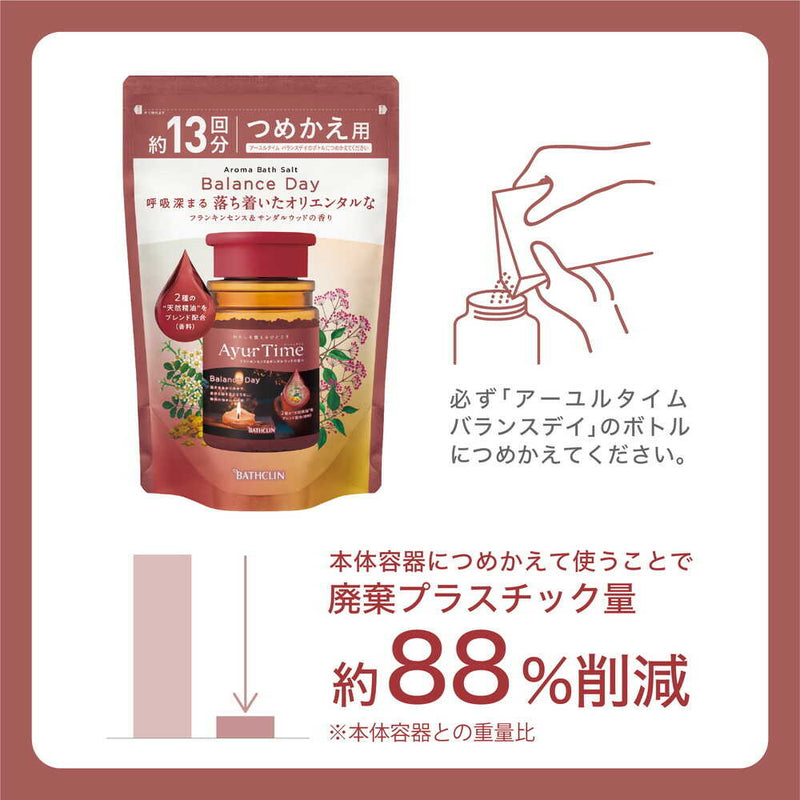 アーユルタイム バランスデイ フランキンセンスとサンダルウッドの香り つめかえ用 520g