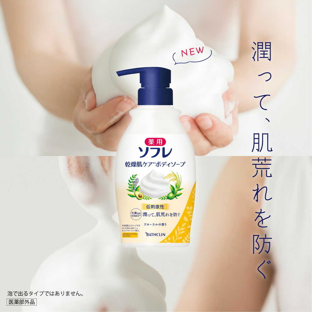 医薬部外品】薬用ソフレ 乾燥肌ケアボディソープ 450ml